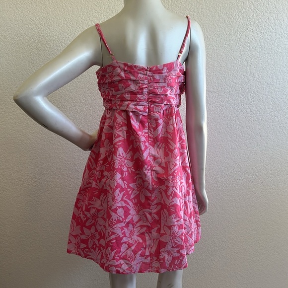 Charlie Holiday Women's Pink Linen Blend Madonna Mini Dress - Picture 9 of 10